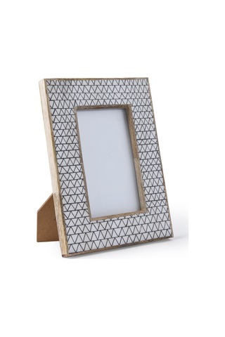 Yargıcı Çizgi Desenli Dikdörtgen Çerçeve 16x21 Cm 26knha1036m St