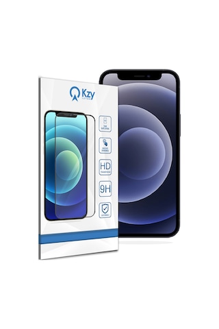 Apple Uyumlu iPhone 12 Mini ile Tam Kaplayan Temperli Cam Ekran Koruyucu
