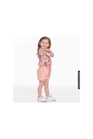 Xo Kids Kız Pink Şort 9 Ay - 2 Yaş 54719 Ksrt02010 Pudra