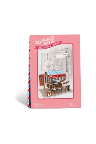 Cubicfun 3d Puzzle Japon Seyyar Arabası W3103h