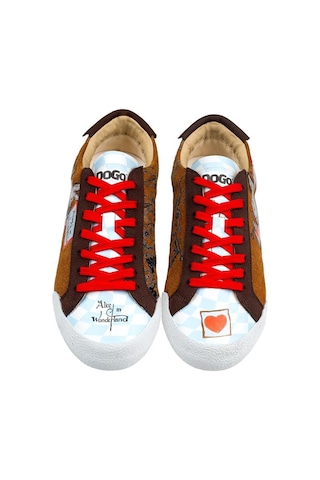 Kadın Vegan Deri Çok Renkli Sneakers - Alice İn Nowhere Tasarım