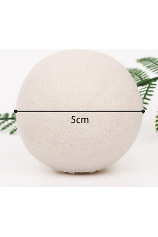 6 Adet Yeniden Kullanılabilir Yün Kurutma Makinesi Topları Yumuşatıcı Çamaşır Ev 5 Cm Po Kiti Topu Faydalı Çamaşır Filesi 52942090 Beyaz