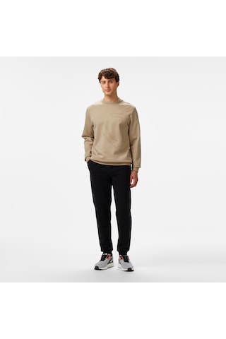 Nautica Erkek Bej Regular Fit Sweatshirt Düz K55009t Bej
