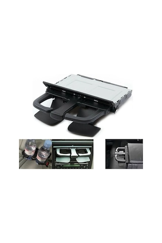 Lasonstiges Audi A3 / A4 / A5 / A6 / Q5 / Q7 Vw Jetta Mk4 Golf Passat B6 Araba İçecek Değiştirme İçin Siyah Bardak Tutucu Tutucu