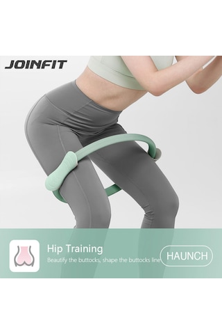 Joinfit Pilates Çemberi Pembe - Kaydırmaz Yumuşak Tutamaç