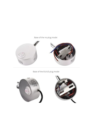 Besthome1 3w Led Duvar Lambası, Esnek Anahtar, Alüminyum Kasa, 7.5cm Çap X 29cm Boy, Siyah Siyah