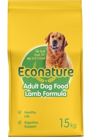 Econature Kuzulu Yetişkin Köpek Maması Sarı Ambalaj 15 Kg