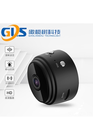 Geeroyoo A9 Siyah Ev İzleme Kamerası - Kablosuz Wifi, 1080p Hd, Kızılötesi Gece Görüşü, İwfcam Uygulaması İle Kontrol