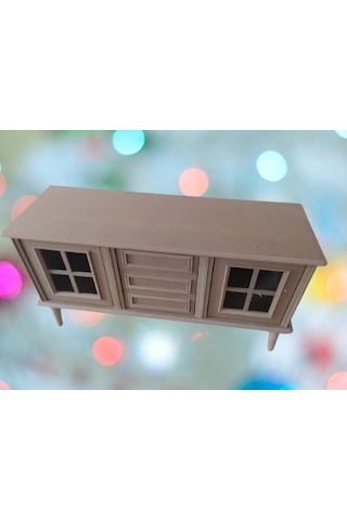 Bengimobilya Tv Sehpası Windovs Model Pencere Ahşap Kayın Avangart Torna Ayak (483190672)