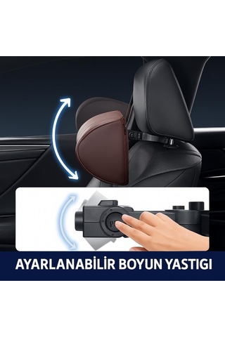 Ayarlanabilir Ortopedik Araç Boyun Baş Yastığı Oto Koltuk Başlığı, Oto Boyun Yastığı Car Headrest Diğer