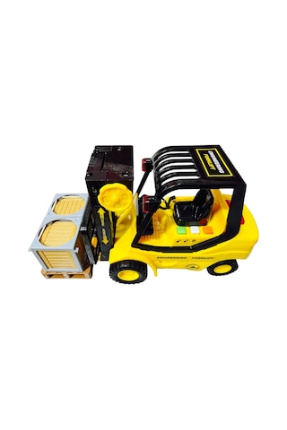 Sürtmeli Işıklı Ve Sesli Müzikli Forklift 1:16 22 Cm