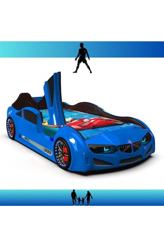 Bmw Kapılı Arabalı Karyola Mavi Diğer Bmw Kapılı Arabalı Karyola Mavi Diğer