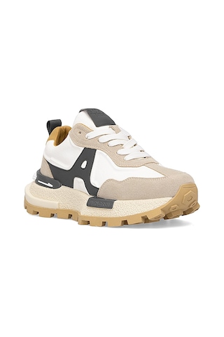Guja 25k507 Erkek Klasik Sneaker Bej Bej