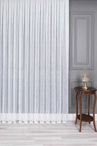 Evdepo Home Kullanıma Hazır Örme Tül Perde (540740972)
