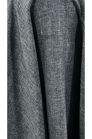 Bakırcı Kumaş Keten Döşemelik Kumaş Koyu Gri-Siyah 100 x 140 cm