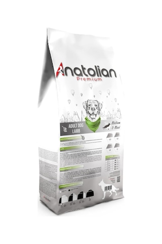 Anatolian Premium Kuzulu Orta ve Büyük Irk Yetişkin Köpek Maması 18 kg