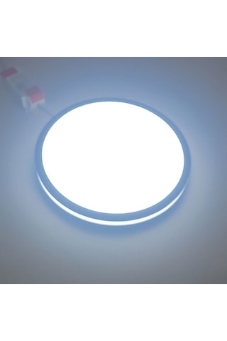 Yüksek Lümenli 34 Watt Ayarlı Sıva Altı Siyah Çerçeveli Panel Led Gün Işığı