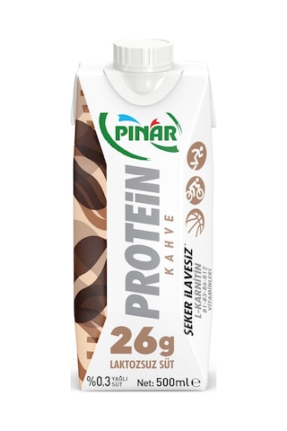 Pınar Protein Kahveli Süt 5 x 500 ML