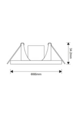 Ls456 Led Banyo Spot 3000k