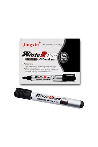Linea Beyaz Tahta Kalemi Jx-2016 Siyah 12 Adet