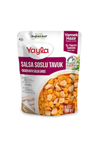 Yayla Yemek Hazır Salsa Soslu Tavuk 200 G