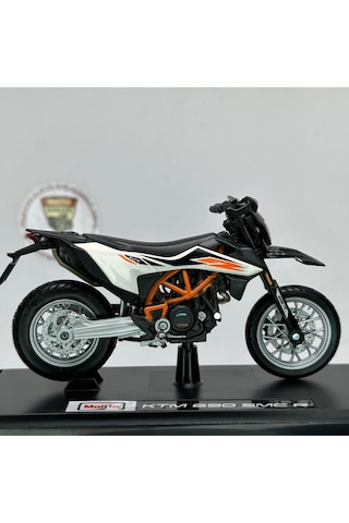 Ktm 690 Smc R 1:18 Diecast Maket Motor Metal Model Motosiklet