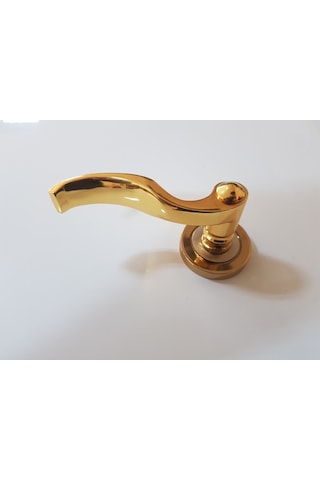 Çelik Kapı Kolu Rozetli Prinç Hanedan Altın Sol