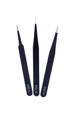 Wellhise 3 Parça Antistatik Cımbız Seti (10-12-13) N11.1840