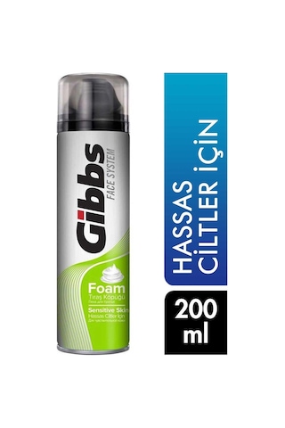 Gibbs Traş Köpük 200ml Sensitive Skin - 6'li Paket