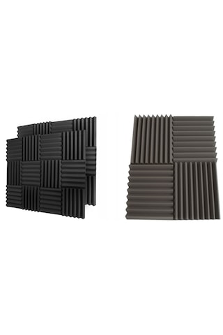 Zigzag Akustik Ses Yalıtımı Süngeri Kendinden Yapışkanlı40mm50x50