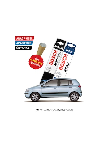 Bosch Aerotwin Hyundai Getz Ön Arka Silecek Seti 2002 - 2011