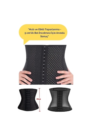 Genculus Hamilelik Sonrası Sıkılaştırıcı Korse Latex Kumaşlı, Göbek Ve Bel Toparlayıcı