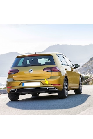 VW Golf 7.5 2018-2020 Arka Tampon Çeki Demiri Kapağı 5G6807441A