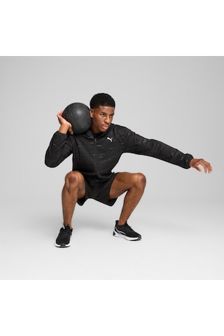 Puma Tad Essentıals Aop Erkek Dokuma Ceket 526734 01 Siyah