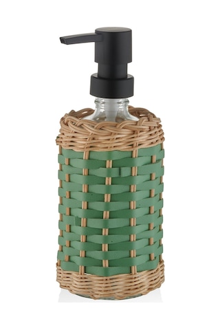 The Mia Rattan Sıvı Sabunluk Yeşil 483 Ml Sbn0075