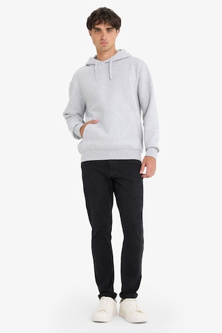 Defacto Kapüşonlu İçi Yumuşak Tüylü Kanguru Cepli Gri Erkek Sweatshirt X8283az/gr389 Gri