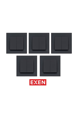 Exen Füme Komütatör Mekanizma Çerçeve Dahil 5adet ANAHTAR