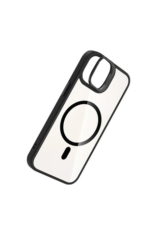 Ren.ga.renk Joko İphone 11 Remim Lensli Magsafe Standlı Kapak - Siyah Rengaren