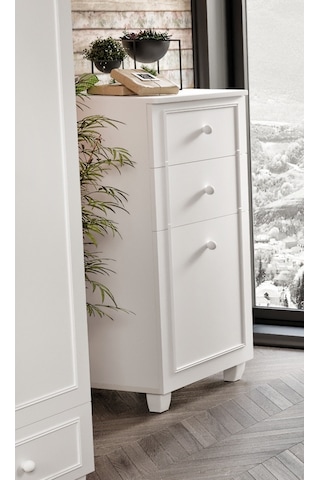 Tokyo Beyaz Şifonyer