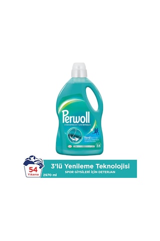 Perwoll Yenileme Spor Giysiler 3x 2.97l 54 Yıkama 162 Yıkama set-hnkdtj-5272-6225 2750 ML
