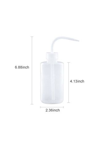 Monyee 250ml Ölçekli Şeffaf Uçlu Sulama Kavanozu - Sukulentler, Ev Bitkileri İçin Hassas Sulama 3'lü Set