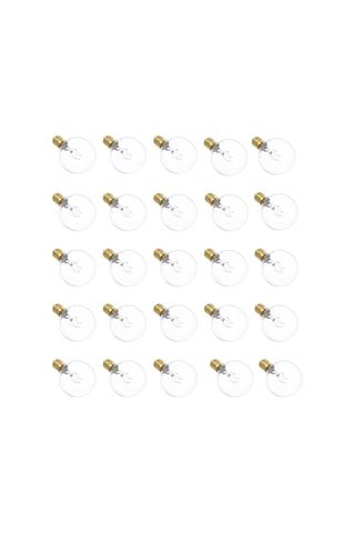 Skycity 25 Adet Ip44 Su Geçirmez G40 Tungsten Ampul, E12 Taban, 2100k Islak Beyaz Işık, 7w, 1000+ Saat Ömür