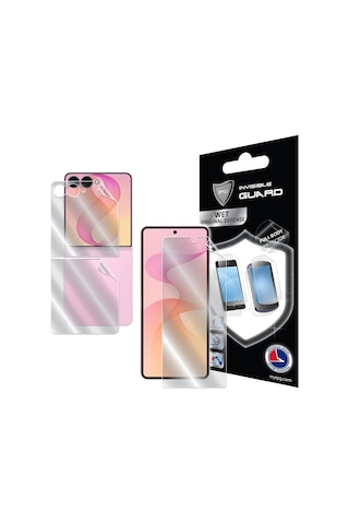 Samsung Galaxy Z Flip 8 İç Dış Ekran Ve Arka Kapak İçin Hydrogel İnce Tpu Koruyucu