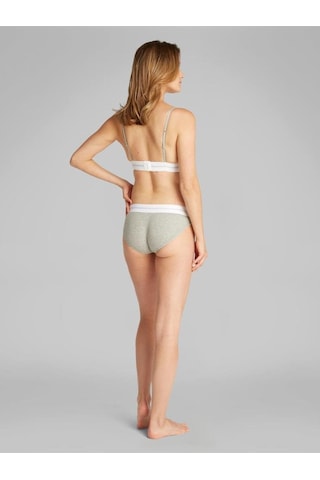 Calvin Klein Kadın Bıkını Bikini-7751 Gri
