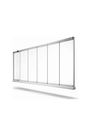 Cam Balkon Alüminyum Fitil 0-180 Cm Dayanıklı Kolay Montaj Büyük H Diğer