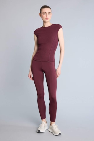 Defacto Slım Fıt Bisiklet Yaka Sporcu Modal Kısa Kollu Tişört H7079ax26smbr93 Bordo-br93