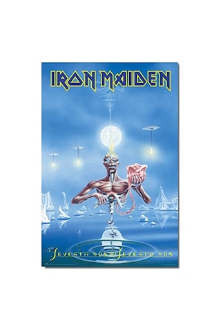 Grupo Erik Heavy Metal Poster - Iron Maiden Poster Seventh Son Of A Seventh Son - Dekorasyon Oturma Odası Veya Yatak Od