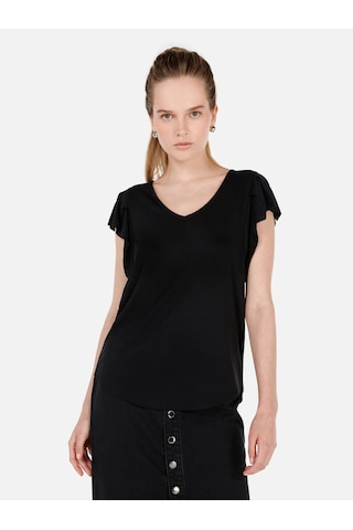 Colin's Colins Siyah Kadın Tshirt K.kol Cl1070868 Q1.v1 Blk Siyah