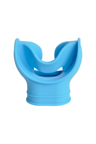 Geeroyoo Universel Silikon Ağızlıklı Su Dalış Regülatörü - Rahat Uyuma, Solunum Ayarlama Ve Dayanıklı Malzeme İle Mavi Renkli Dalış Aleti Standart Boy