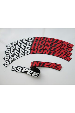 Speedhunters Çift Renk Lastik Yazısı Yeni Model - Motor Ve Araçlar Için Lastik Yazıları